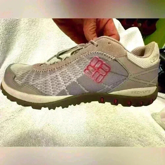 Columbia Shoes - Columbia Gray and Pink Athletic Shoes